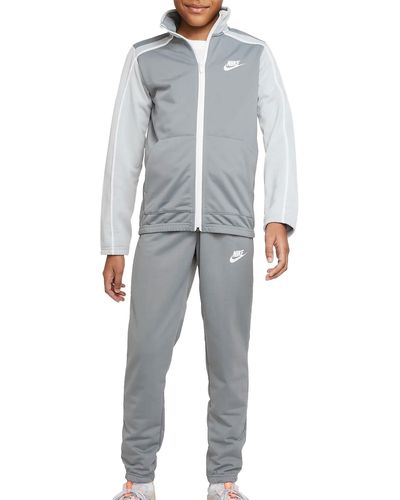 Nike K NSW Futura Poly Cuff TS Tuta da Ginnastica - Grigio