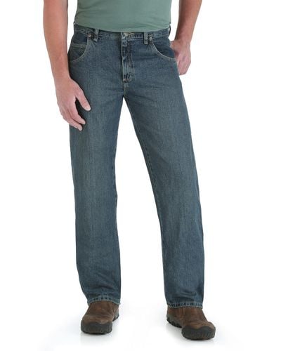 Wrangler Big & Tall Rugged Wear Relaxed Straight-fit Jean - Blue