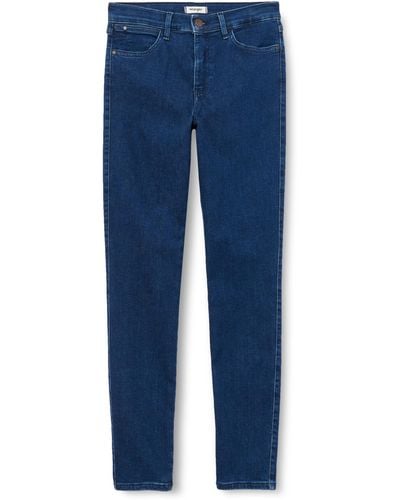 Wrangler High Skinny Jeans - Blau
