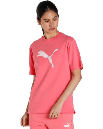 PUMA T-Shirts/Tanks Shirt HER Tee Loveable M - Pink