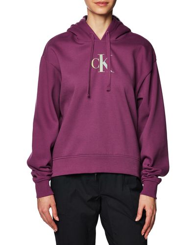 Calvin Klein Calvin Klein Jean Gradient Hoodie - Purple