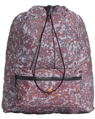 adidas By Stella Mccartney All-over Print Rose Grey Synthetic Backpack - Purple
