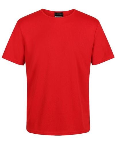 Regatta Professional S Pro Wicking Reflective T Shirt Classic Red
