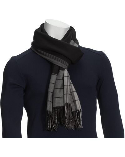 Esprit Oversize Check Shawl I47283 Accessoires/sjaals & Doeken - Blauw