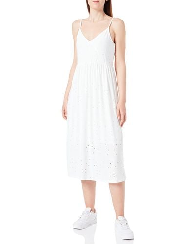Vero Moda VMCAMIL Singlet Calf Dress JRS Kleid - Weiß