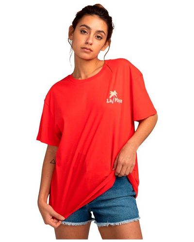 Billabong T-Shirt for - T-Shirt - Frauen - M - Rot