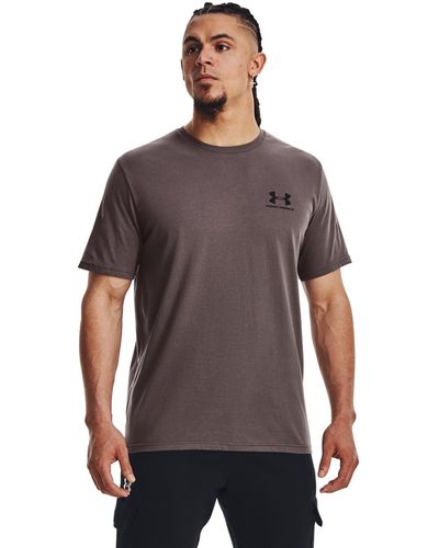 Under Armour Sportstyle Left Chest Short-sleeve T-shirt , - Brown