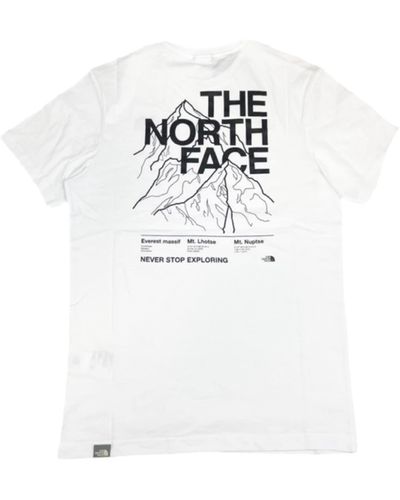 The North Face Mountain Outline T-shirt - White