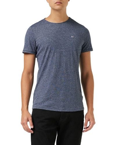 Tommy Hilfiger T-shirt Uomo iche Corte TJM Slim Slim Fit - Blu