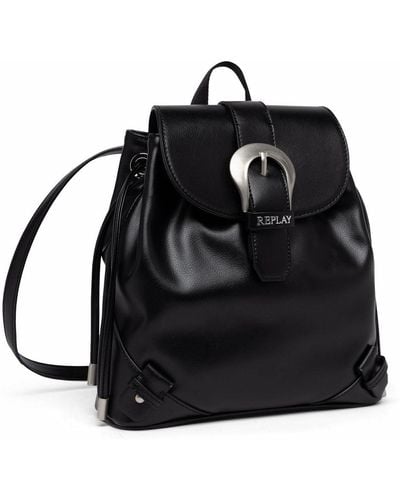 Replay Women's Backpack Backpack Bag - Black