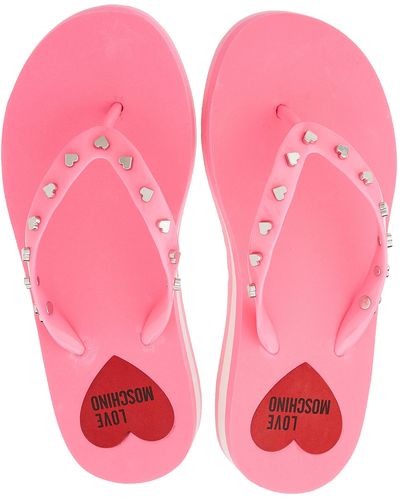 Love Moschino Collezione Primavera Estate 2022 Sandale - Pink