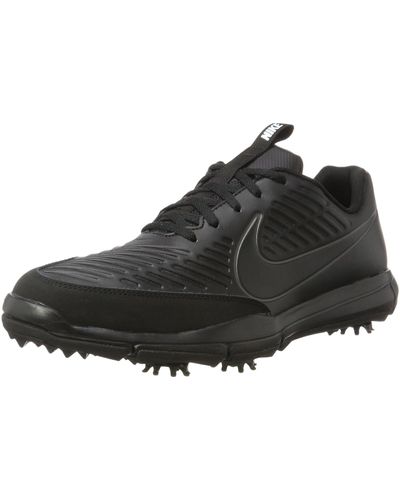 Nike Explorer 2 S, Zapatos de Golf para Hombre - Negro