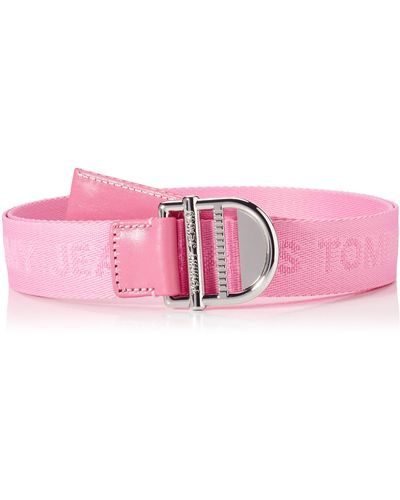 Tommy Hilfiger TJW ESSENTIAL WEBBING BELT 3.5 Gürtel - Pink