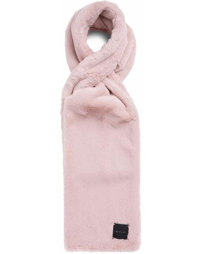 Replay Schal Elegant mit Kunstfell - Pink