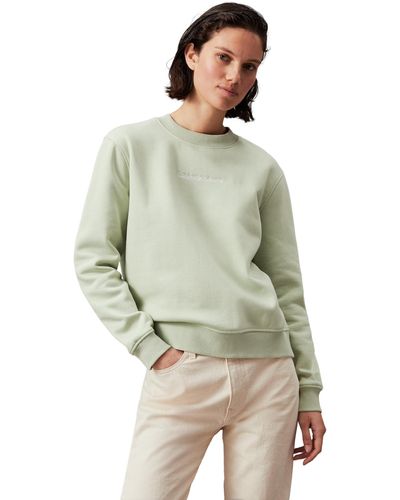 Calvin Klein INSTITUTIONAL Crew Neck J20J222548 Pullover Sweatshirt - Mehrfarbig