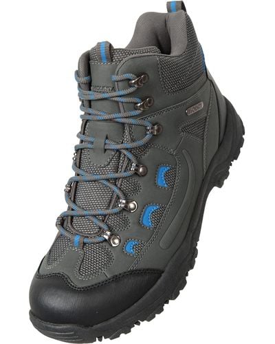 Mountain Warehouse Isodry Waterproof & Breathable Shoes With Heel & Toe Bumpers - For Spring - Grey