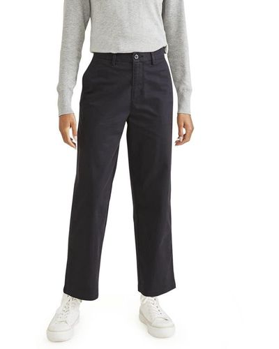 Dockers Straight Fit High Rise Weekend Chino Pants - Black