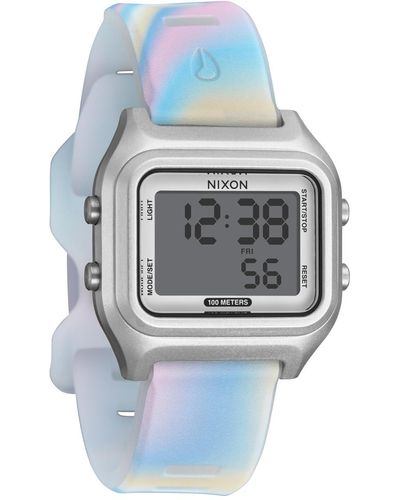 Nixon Ripper A1399-100m Water Resistant Digital Sport Watch - Blue