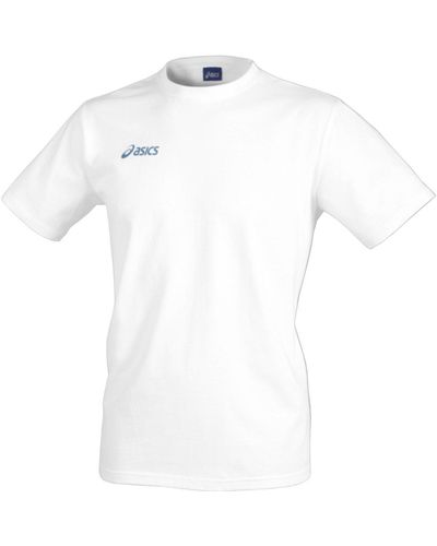 Asics T-Shirt Pro T907Z9 Rundhals Ausschnitt Kurzarm - Weiß