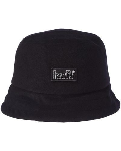 Levi's Cozy Bucket Hat Cappelli - Nero