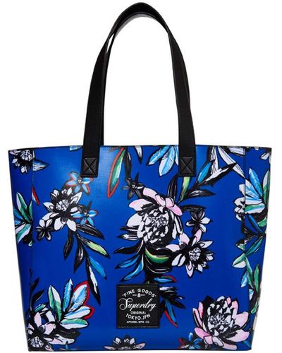 Superdry Womens Large Printed Tote Bag Size 1Size