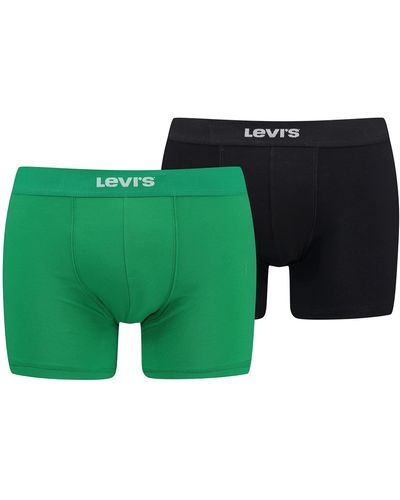 Levi's Monochromatic Boxer 2er Pack - Grün