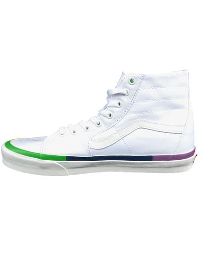 Vans Sneakers Sk8-hi Tapered Wit Rainbow Foxing - Zwart