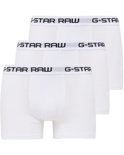 G-Star RAW Boxer da uomo Classic Trunk Clr - Bianco