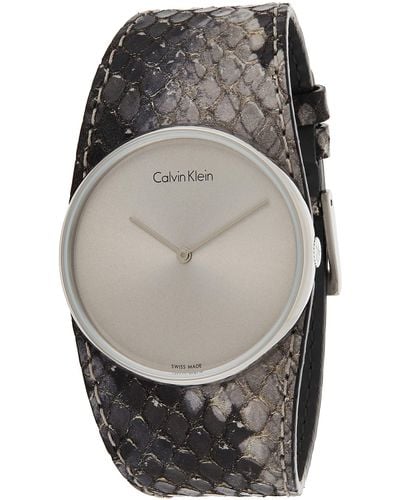 Calvin Klein Horloge K5V231Q4 - Noir