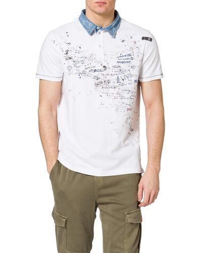 Desigual S Miguel Polo Shirt - Weiß