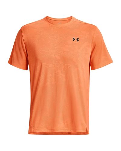 Under Armour S Jacquard T-shirt Orange Xl