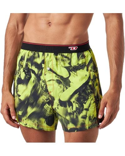 DIESEL Uubx-stark-el Boxer Shorts - Green