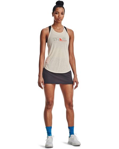 Under Armour Speedpocket Trail Running Skirt - White