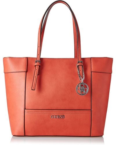 Guess Delaney Medium Classic Tote - Rood