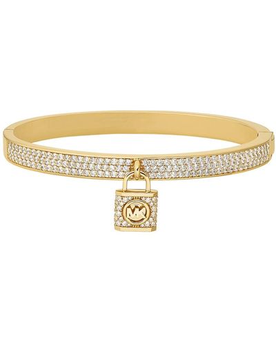 Michael Kors Premium Metallic Muse Gold-tone Brass Bangle Bracelet