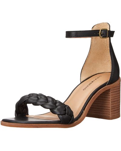 Lucky Brand Sertini Ankle Strap Sandal Heeled - Black