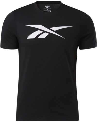 Reebok Graphic Series Vector T Shirt - Black