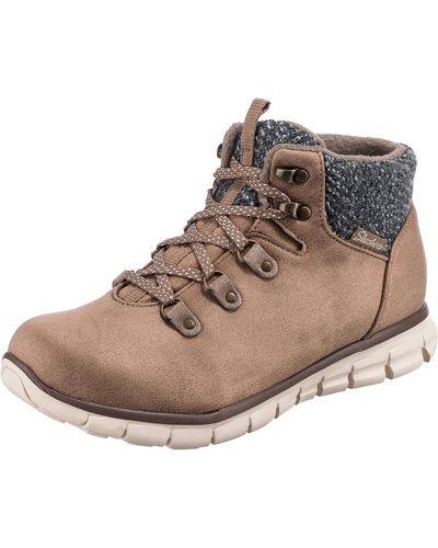 Skechers Synergy-cold Daze Wandellaarzen Voor - Bruin