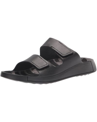 Black Ecco Sandals and Slides for Men | Lyst