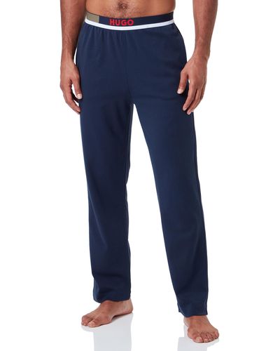 HUGO Colorblock Trousers Pyjama Bottoms - Blue