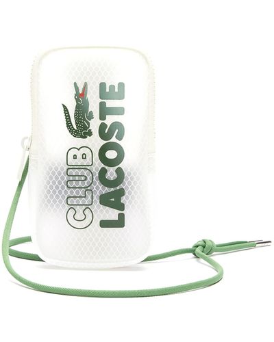 Lacoste Phone Bag Summer Pack Transparent Blc Estragon - White
