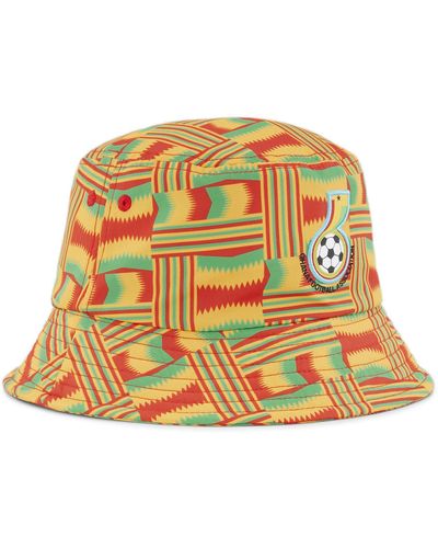 PUMA Adults Ghana Football Bucket Hat 024711 01 - Yellow