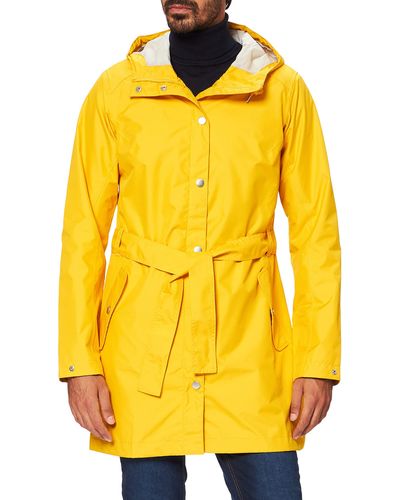 Helly Hansen Lyness Ii Waterproof Rain Coat With Hood - Yellow