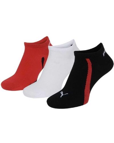 PUMA 's Lifestyle Trainers 3p Sock - Red