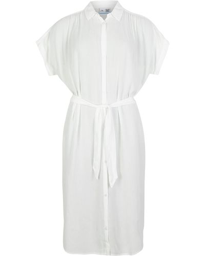 O'neill Sportswear Cali Beach Shirt Dress Casual - White