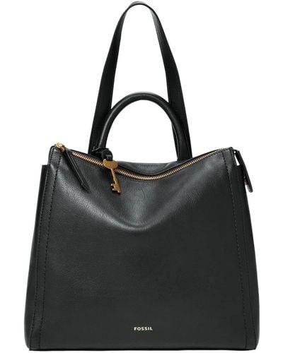 Fossil Sac à Dos Parker Cuir Noir ZB1515001