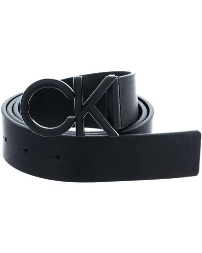 Calvin Klein CK Spiked Metal Rubber Belt 35mm W85 Black - Noir
