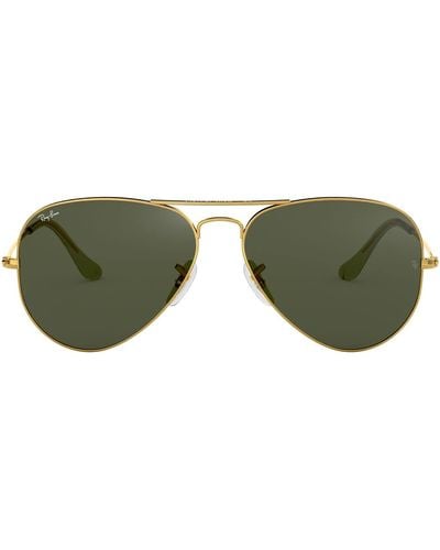 Ray-Ban Occhiali da sole Aviator Large Metal RB3025 C58 L0205 - Verde