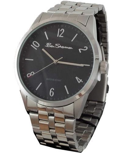 Ben Sherman Silver Stainless Steel Watch - Grey