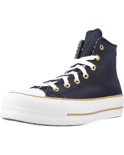 Converse Chuck Taylor All Star Lift Hi Blauw Blauw 38 Eu